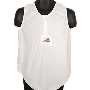 Vintage Beverly Hills Clothing Co Tank Top Womens Size Large White 80s